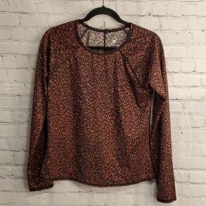 Leopard Print Swim Top XL #S014
